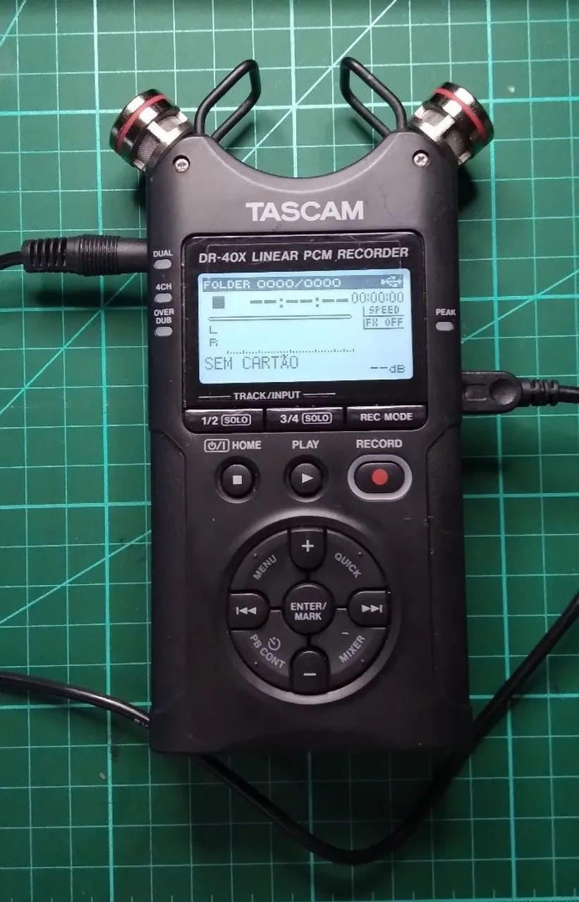 Gravador de áudio TASCAN DR-40X