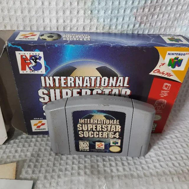 JOGO N64 INTERNATIONAL SUPER STAR SOCCER 64 CIB - Foto 3