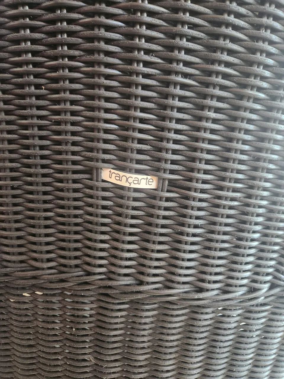 Sofá chaise preta - Trançarte (com almofadas) - Foto 3