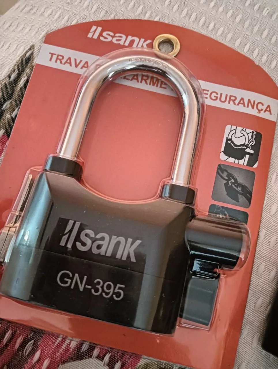 Cadeado com Alarme Isank GN-395