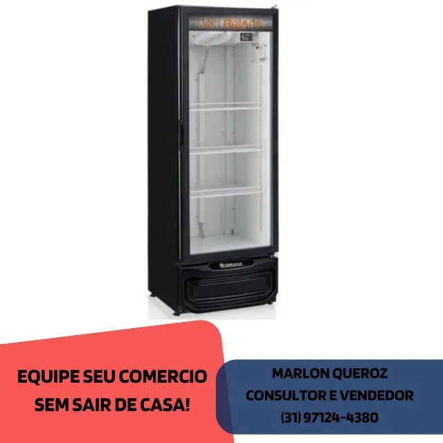 Cervejeira Gelopar 410 Litros Porta De Vidro-220v Novo