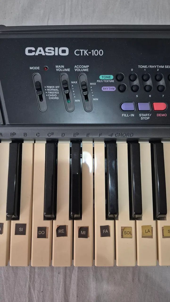Teclado Casio CTK 100 novinho  - Foto 4