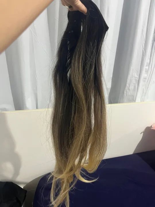 Cabelo humano premium loiro 
