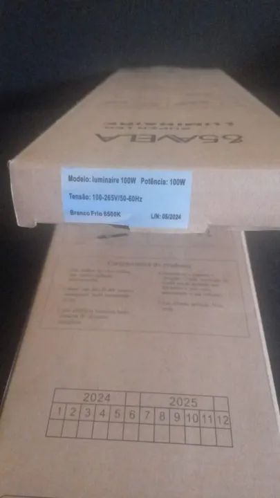  2 Luminárias 100w novas!  - Foto 3