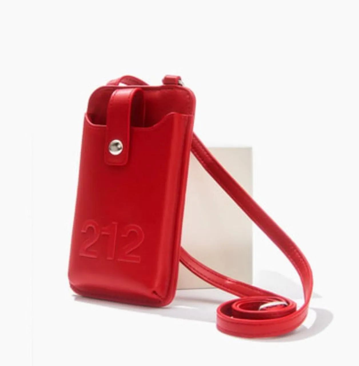 Bolsa Transversal porta celular 212 vermelha 