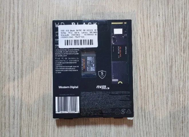 SSD NVMe WD Black SN750 SE 500gb (lacrado) - Foto 2