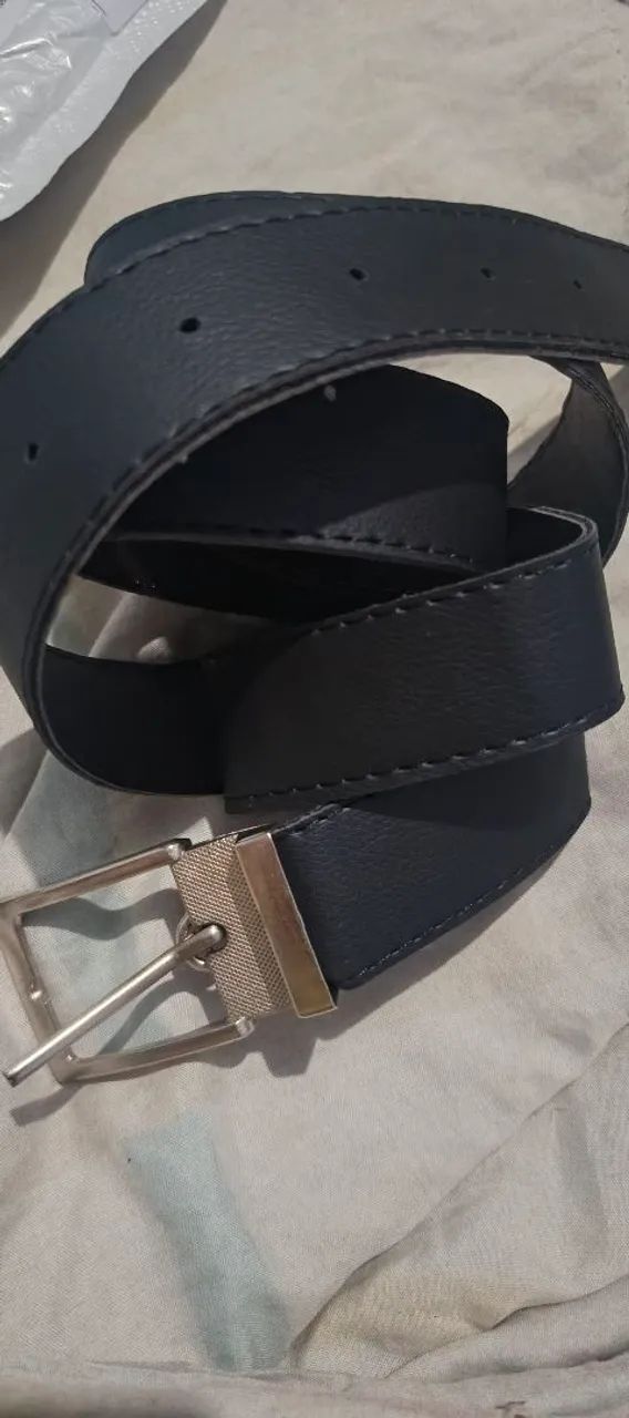  2 Cinto Masculino em Couro Sintético - Elegância e Estilo - Foto 2
