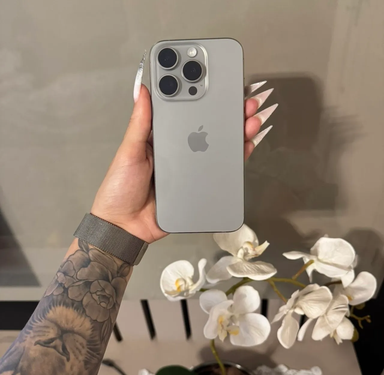 iPhone 15 Pro Titânio Natural IMPECÁVEL