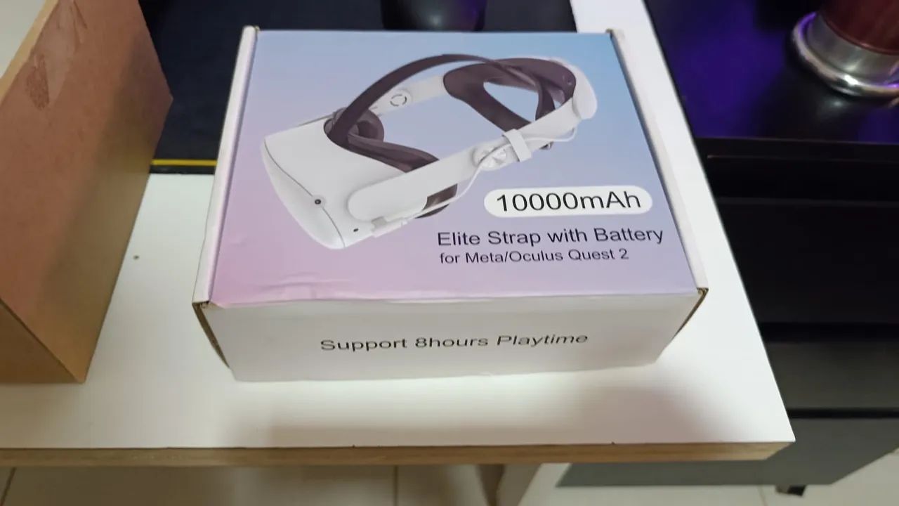 Meta Quest 2 - Realidade Virtual com strap de bateria e cabo link - Foto 3