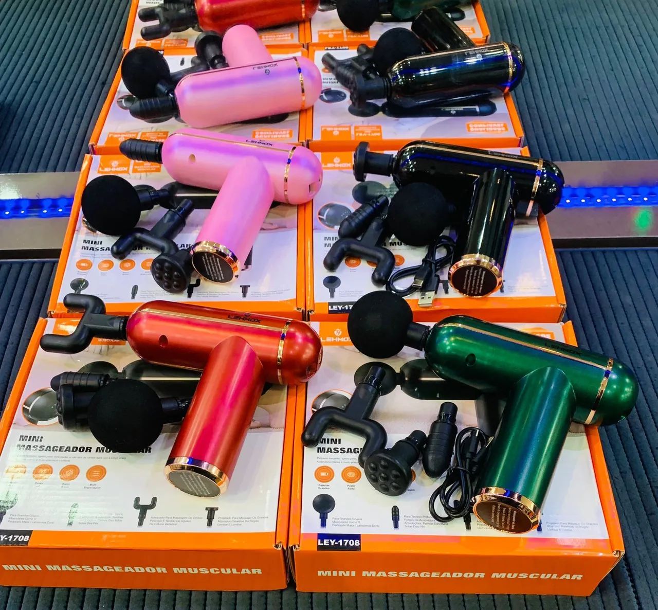 Mini Massageador Muscular - Relaxe e Alivie as Dores!