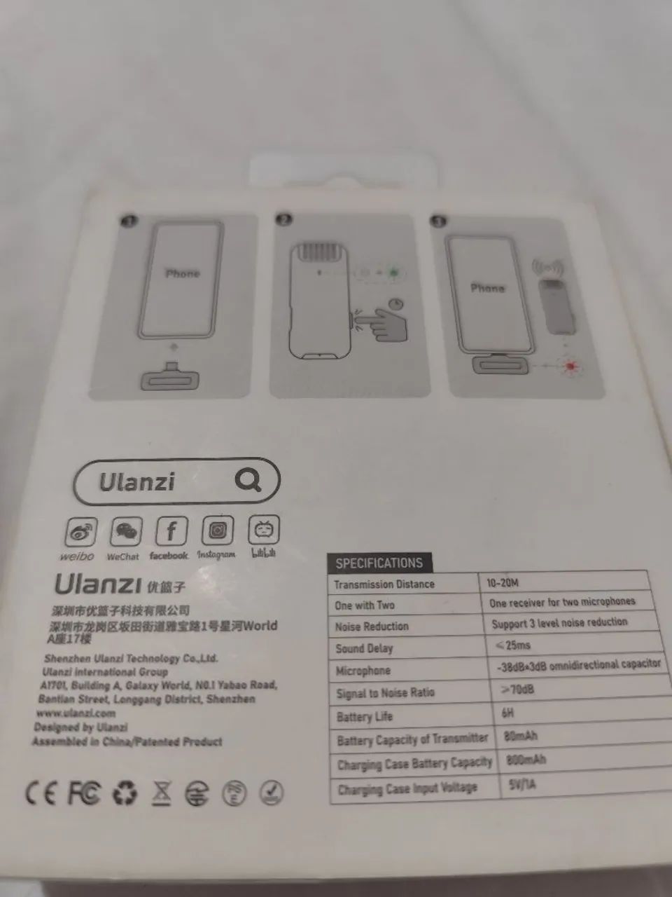 Microfone Wireless J12 Ulanzi para iPhone  - Foto 3