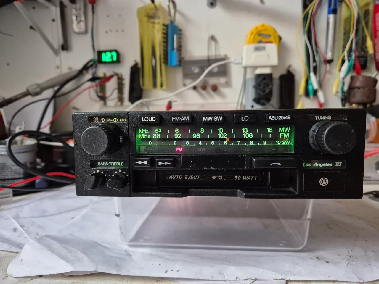 Rádio Toca-fitas VW Los Angeles VI com Bluetooth