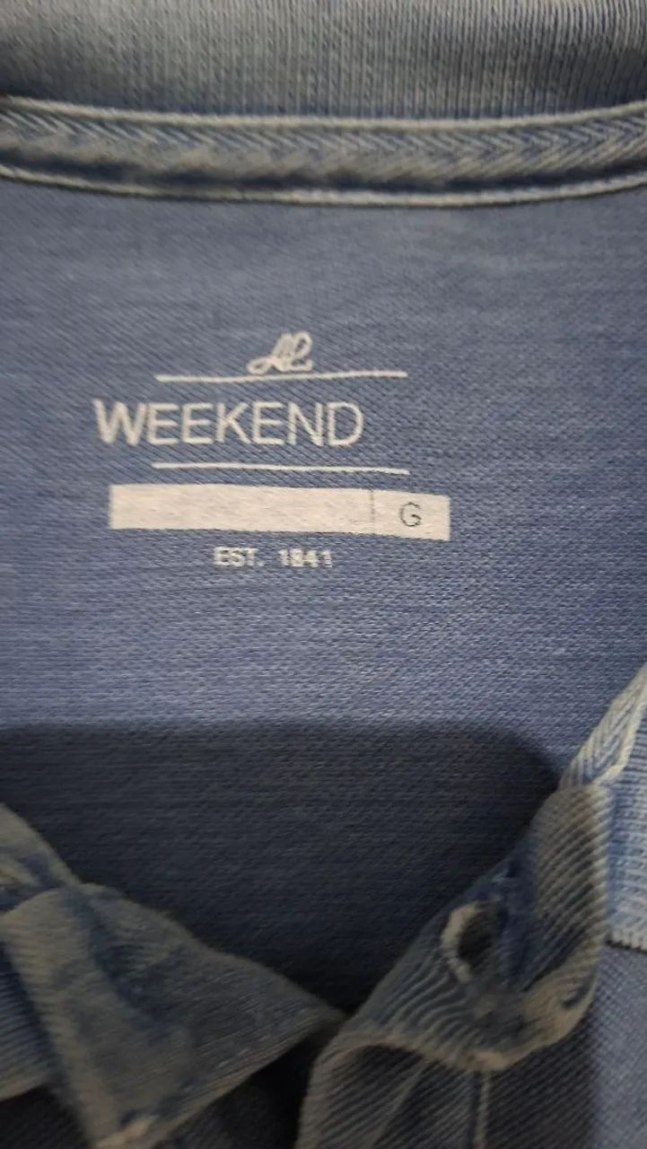 Polo da Weekend azul - Foto 3