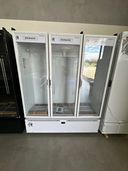 Auto serviço 3 portas resfriados branca refrimate 
