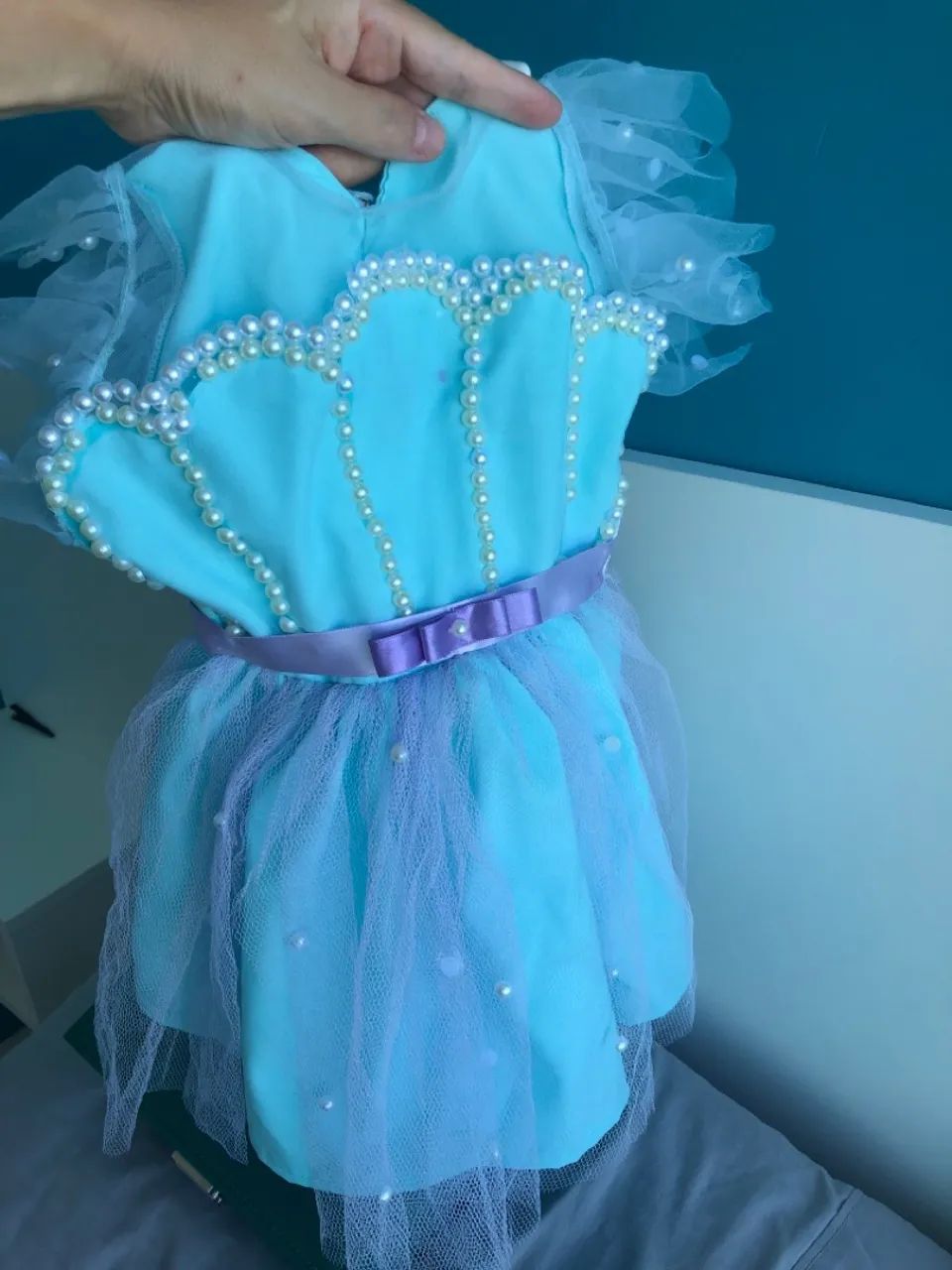 Vestido modelo concha do mar aniversário de 1 ano  - Foto 3