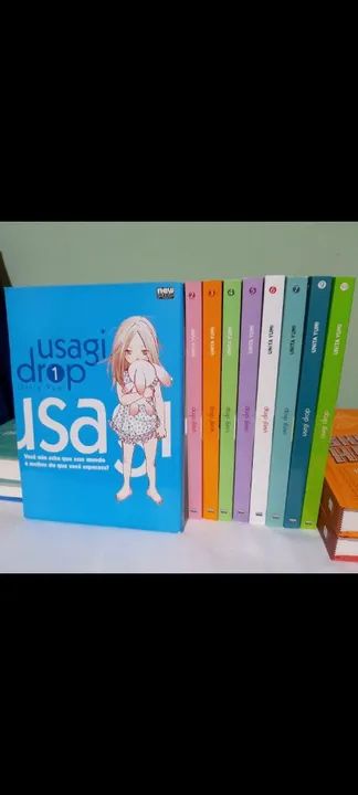 Mangá Usag drop ( Volumes 1 ao 10) * Só não tem o 8* - Todos em excelente estado. - Foto 4