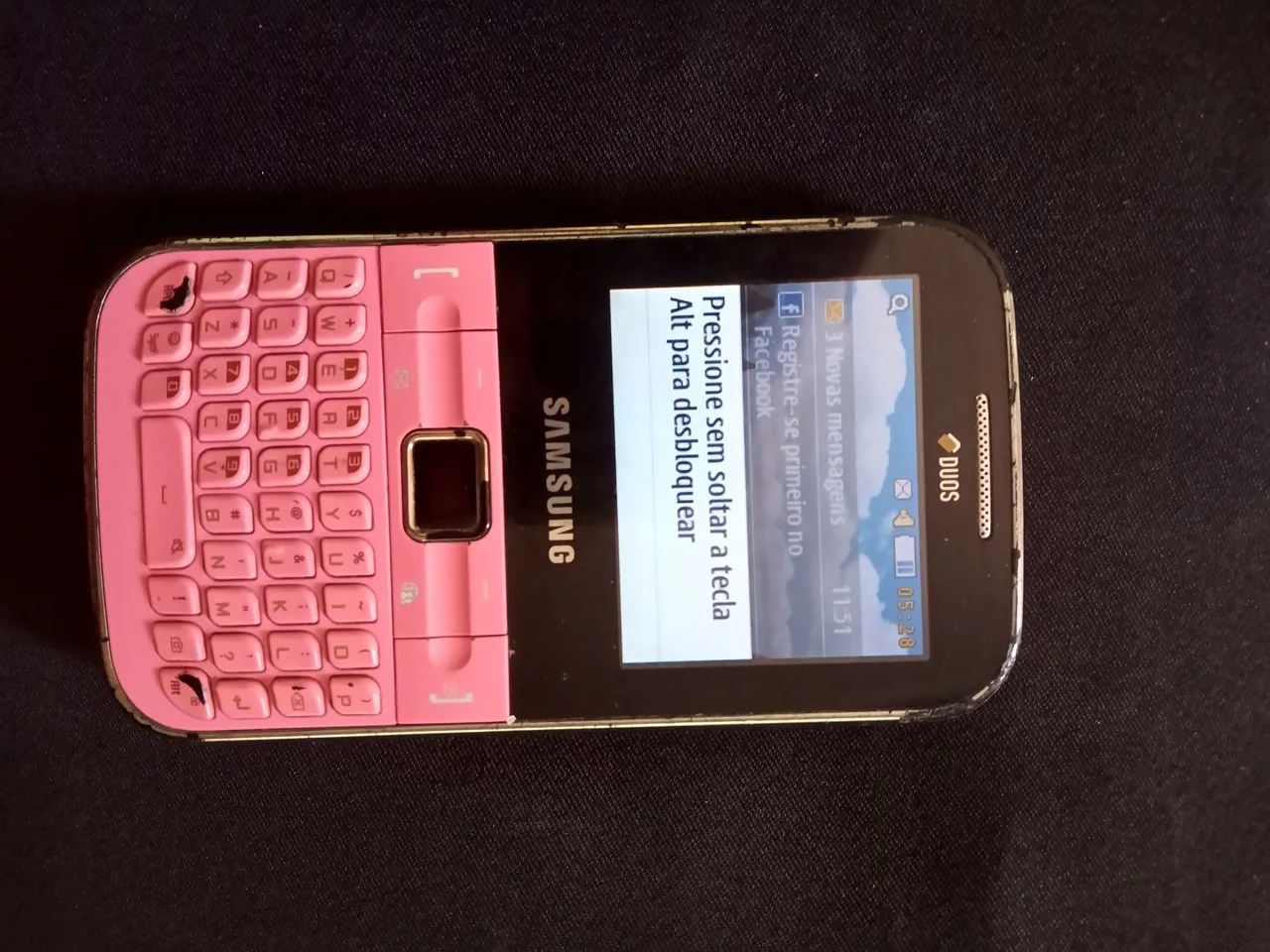 Celular Samsung GT-C3222 (Ch@t 322 Duos) - Teclado QWERTY