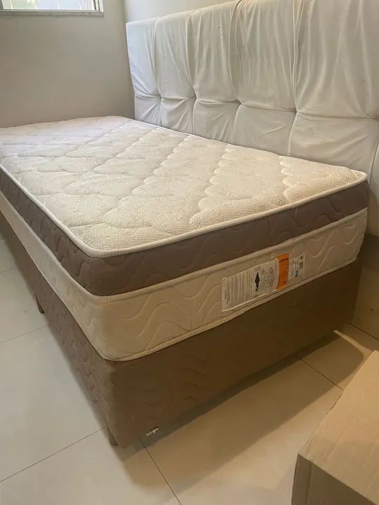 Cama box molas ensacadas 