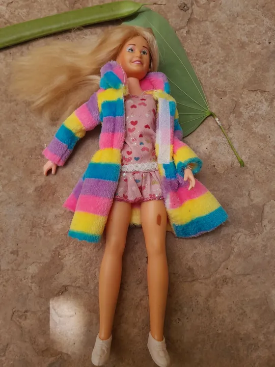 Rara Estrela Boneca Angelica com Roupa Colorida