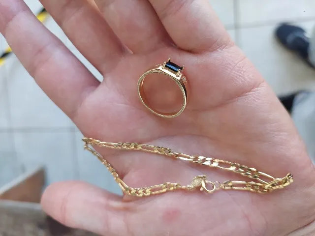 Semi joias 300 pulseira e anel