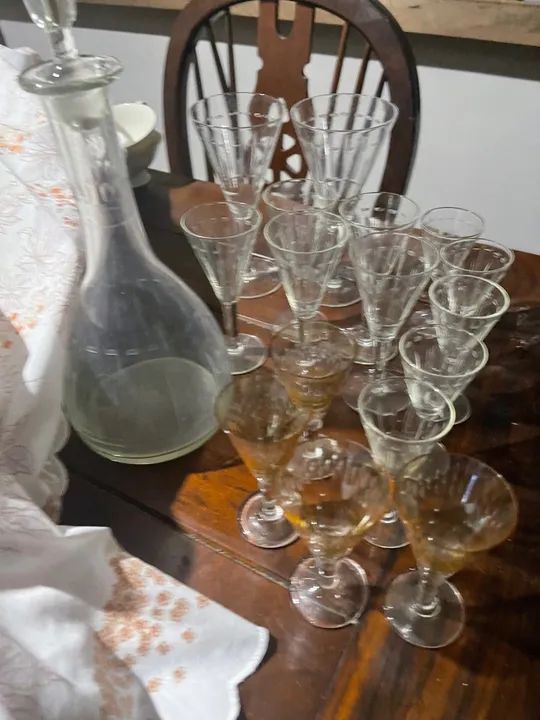 Conjunto de garrafas de licor CRISTAL  - Foto 2