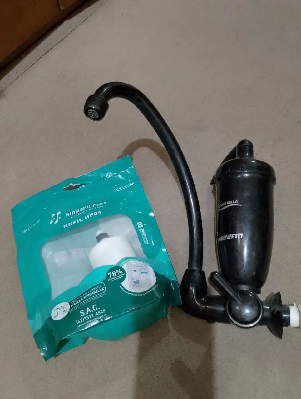 torneira  acqua bella lorenzetti 