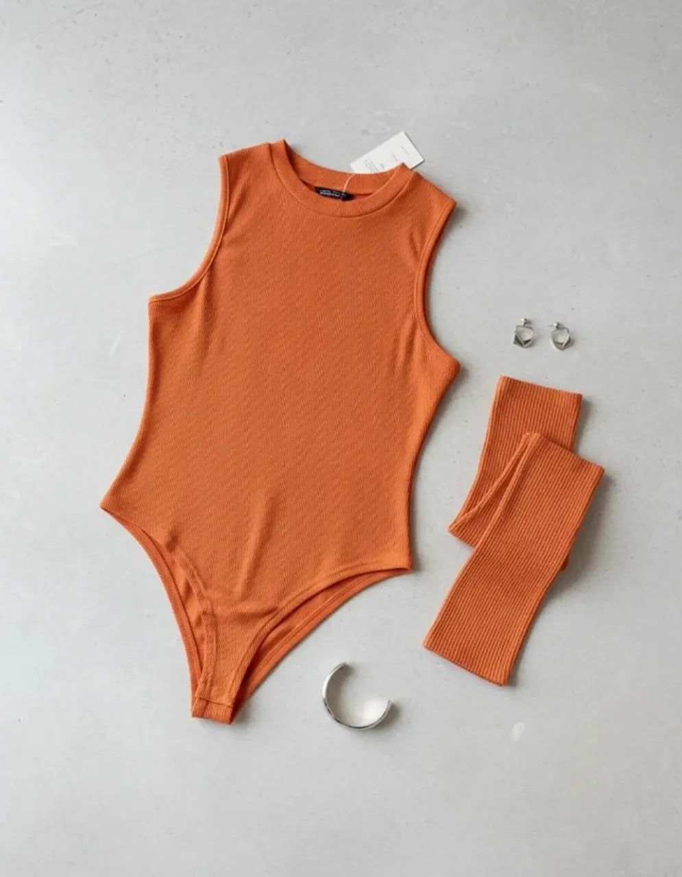 body laranja shein - Foto 2