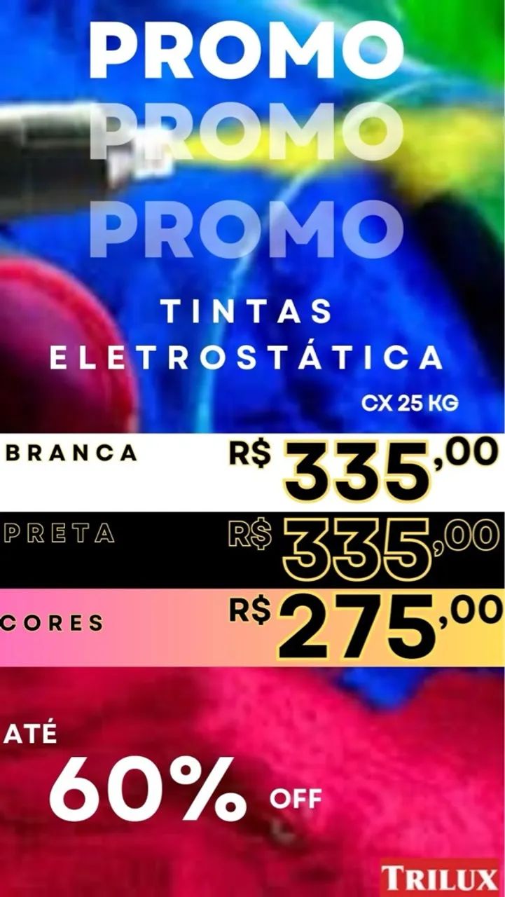 Tinta eletrostática/tinta em pó  - Foto 2