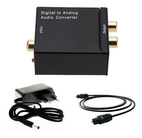 Kit De Áudio Conversor Óptico , Digital Para Analógico - Foto 3