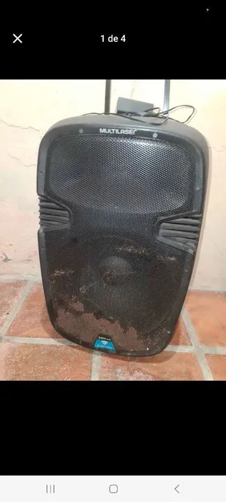 Caixa Som Multilaser 300Wrms ! Bluetooth 64595542370179120