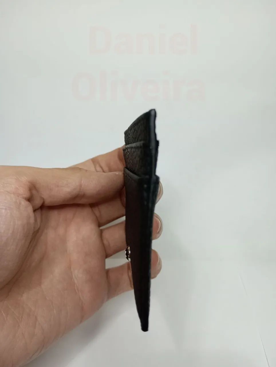 Porta cartão Montblanc de couro lichia  - Foto 3