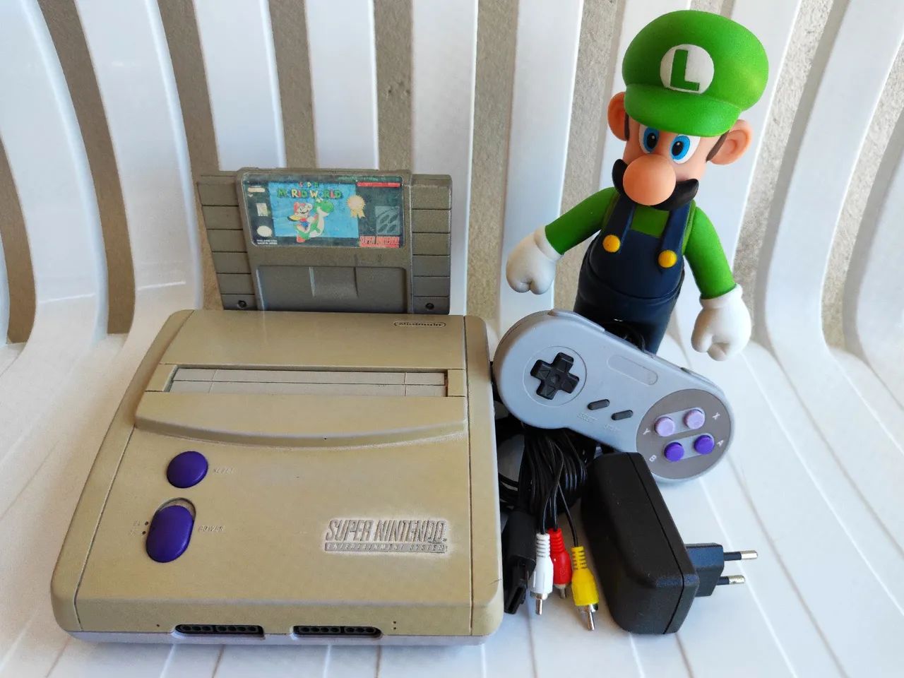 Super Nintendo com Super Mario World !! - Foto 2