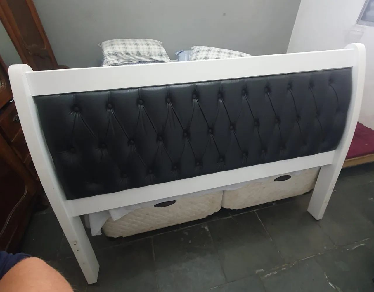 Cabeceira de cama queen.