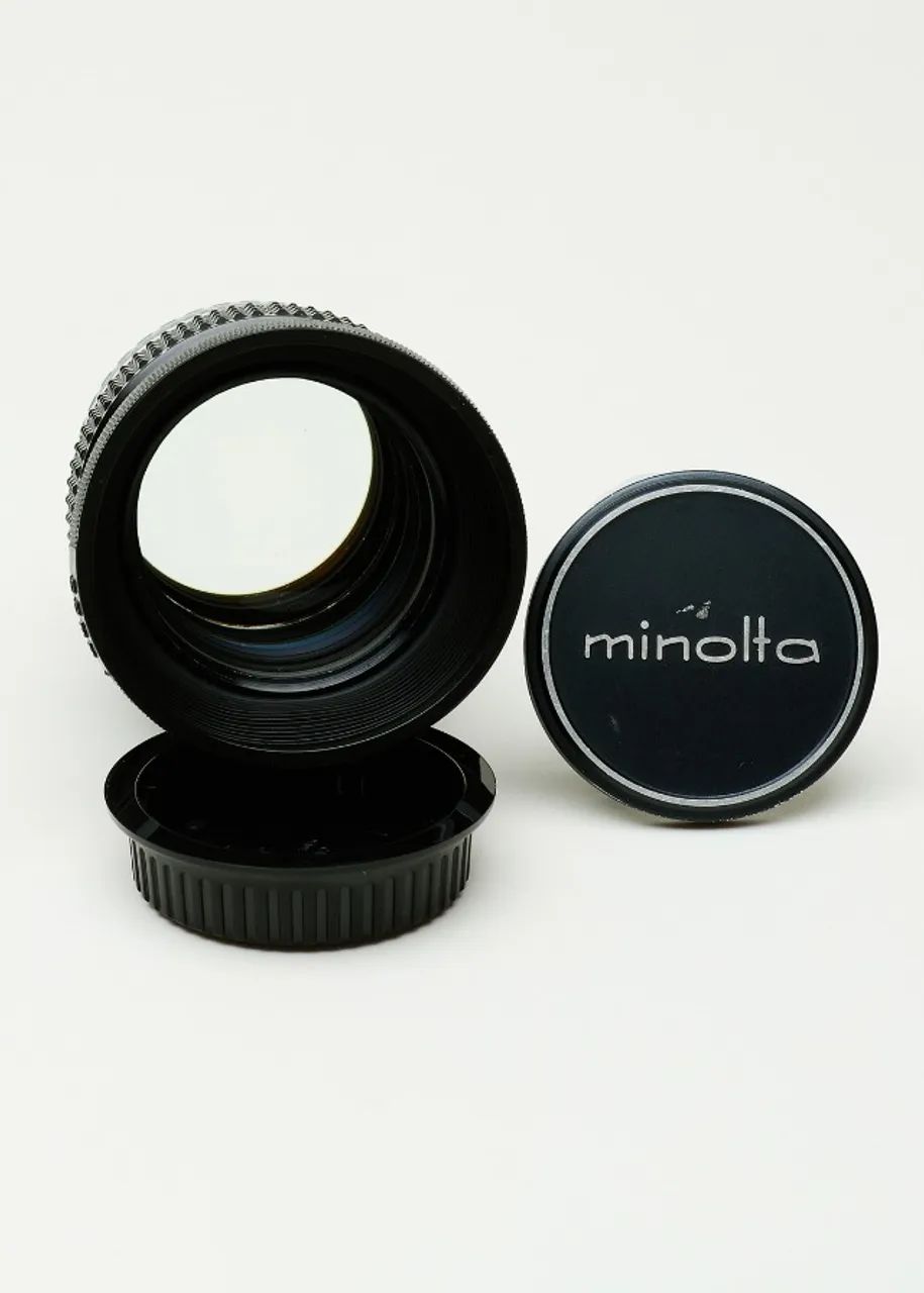 Lente Minolta Rokkor 58mm 1.2 PG Manual (Hawkeye) - Câmeras e