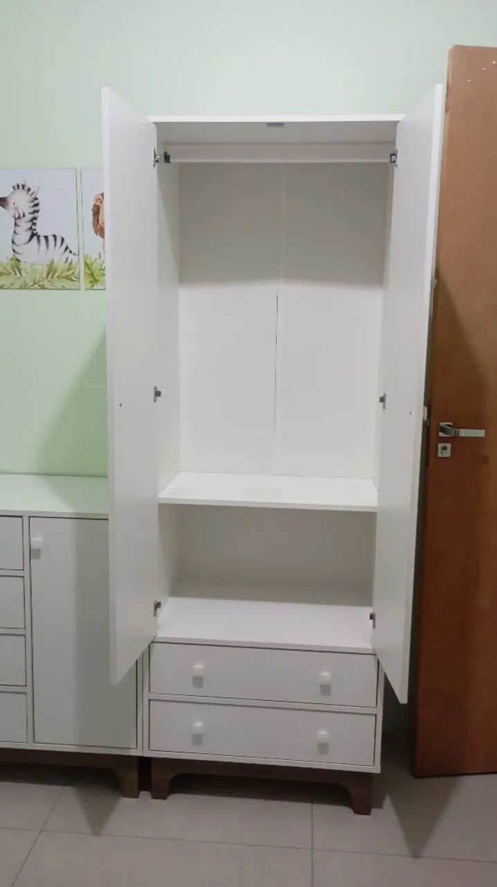 Guarda roupa bebê com cômoda64595959655041122