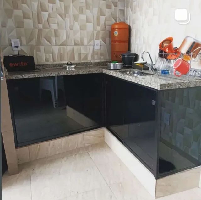 fechamento de vidro para pia - Foto 2