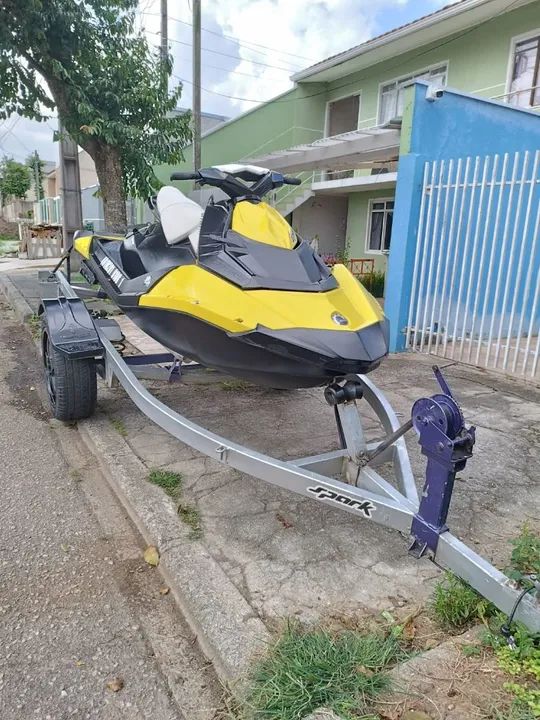 Jet Ski SPARK 2014 90HP - Carretinha.  - Foto 12