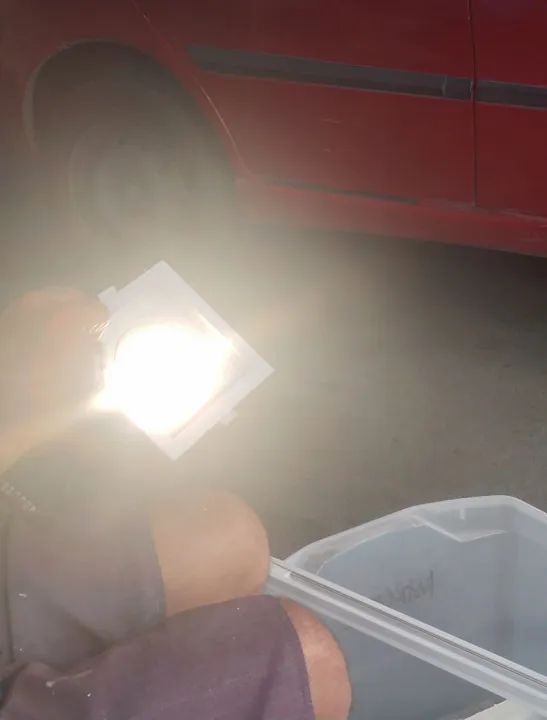 Luminária LED de teto redonda branca - Foto 2