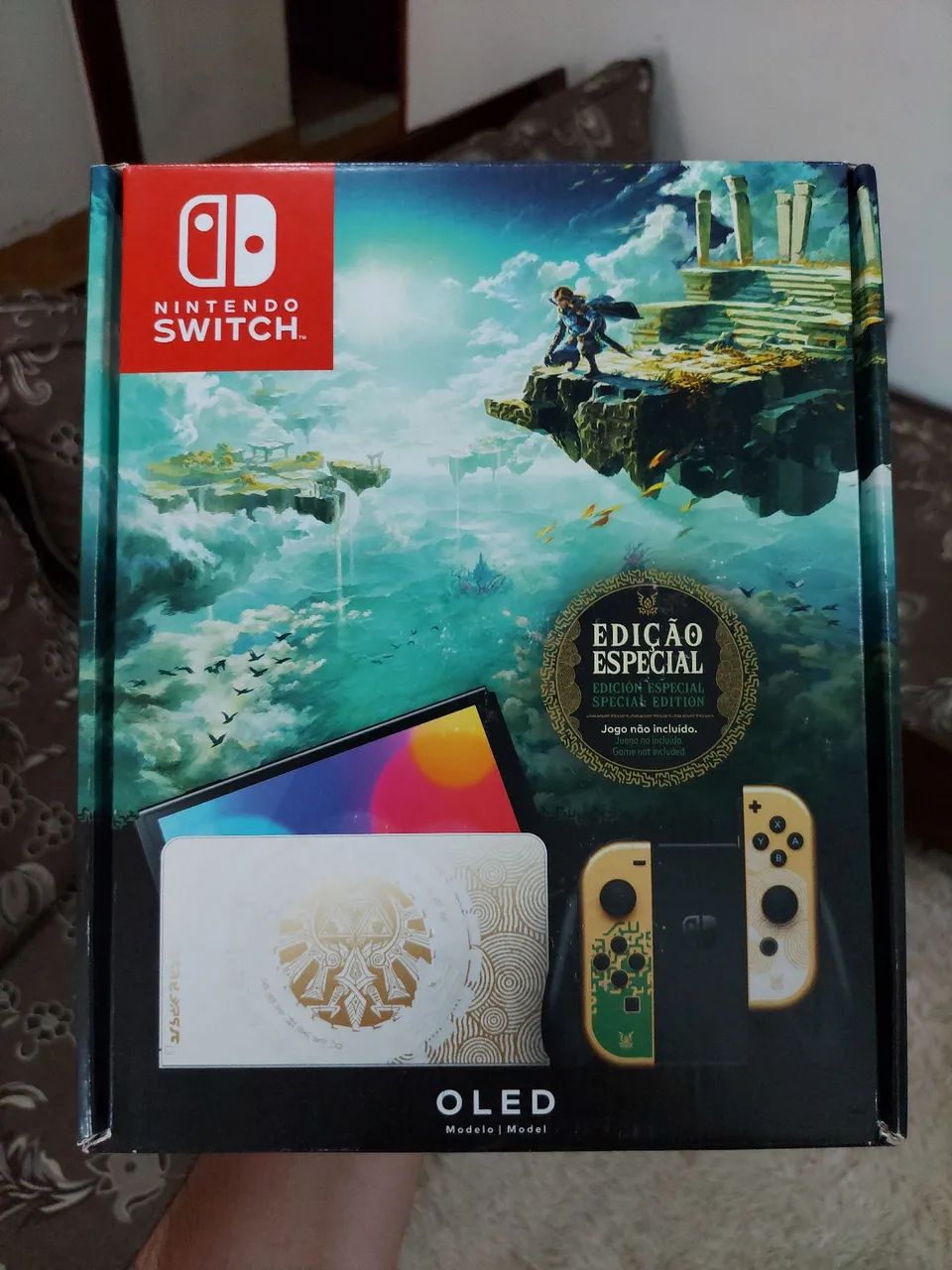Nintendo Switch OLED Edição Especial Zelda Tears of the Kingdom