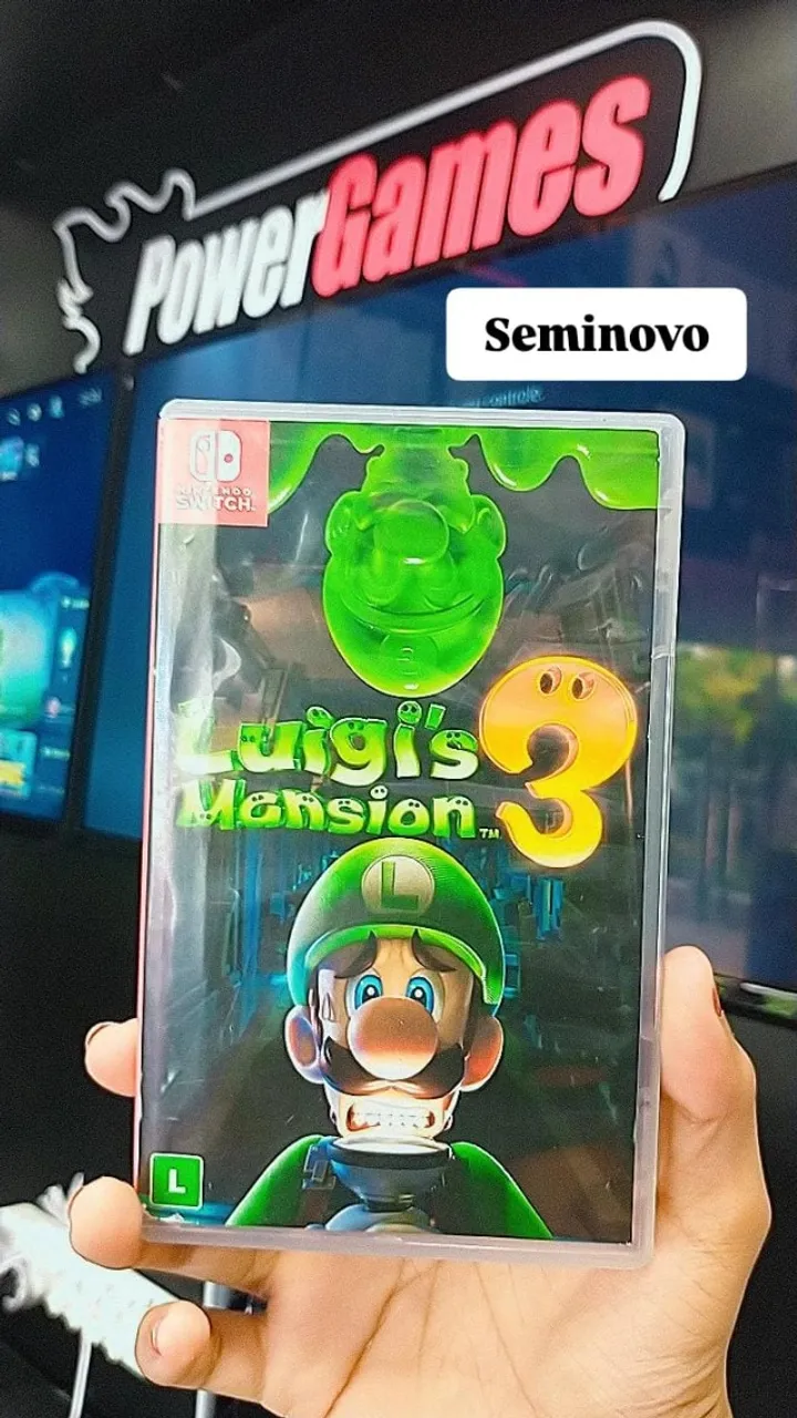 LUIGI'S MANSION 3 Seminovo