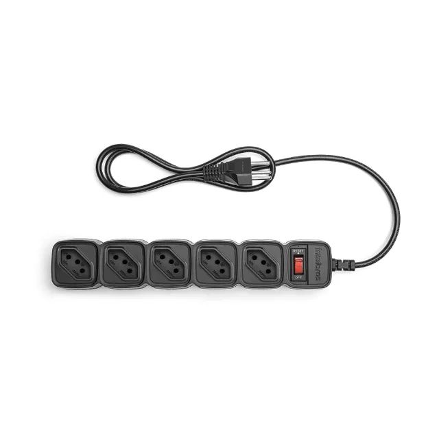 Filtro De Linha extensão Intelbras 5 Tomadas Epe 205 Br Preto Bivolt - Foto 2