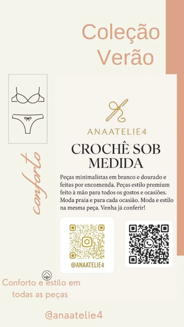 Peças em crochê?