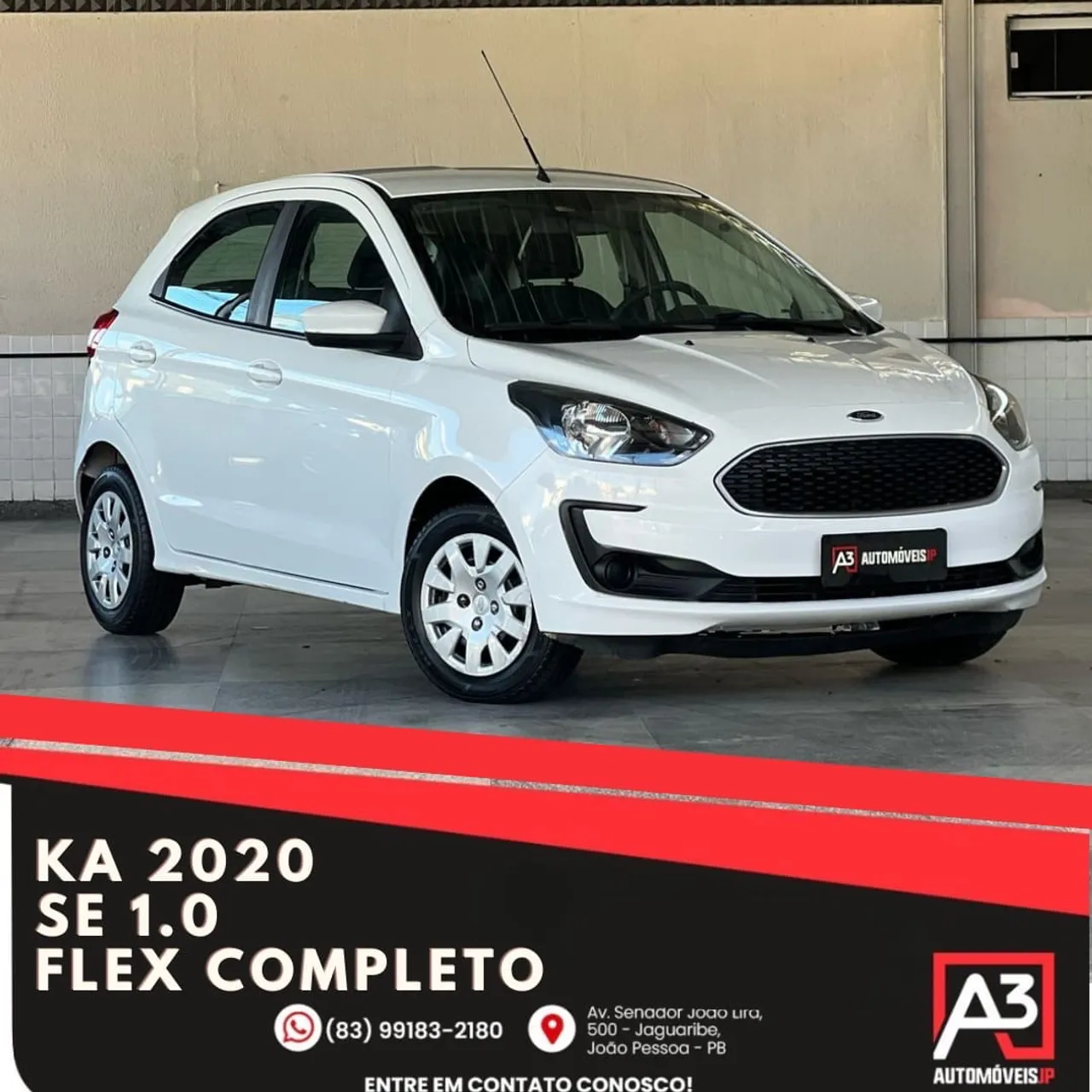 Ford Ka 2020 SE 1.0 Flex Completo Manual