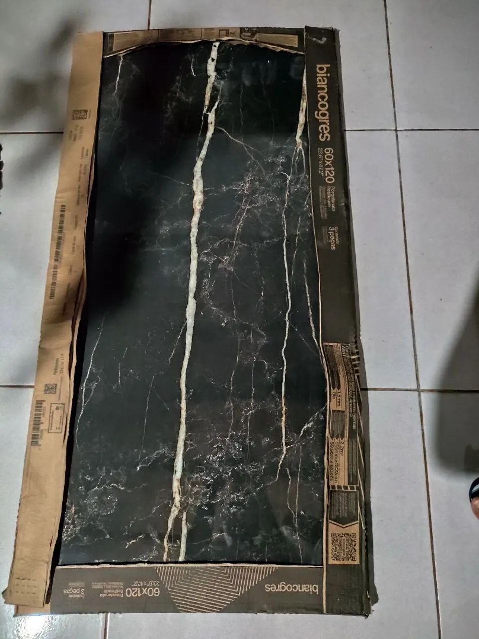 Porcelanato 60x120 Biancogres - Novo! - Foto 5