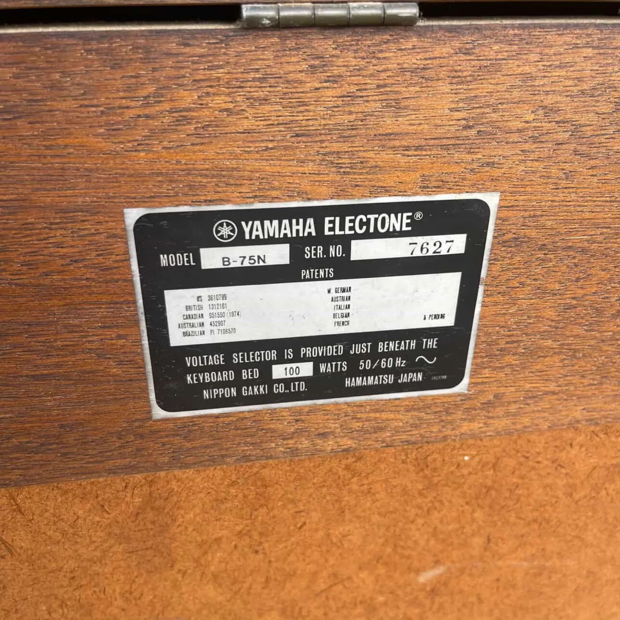 Órgão Eletrônico Yamaha B-75N - Foto 2