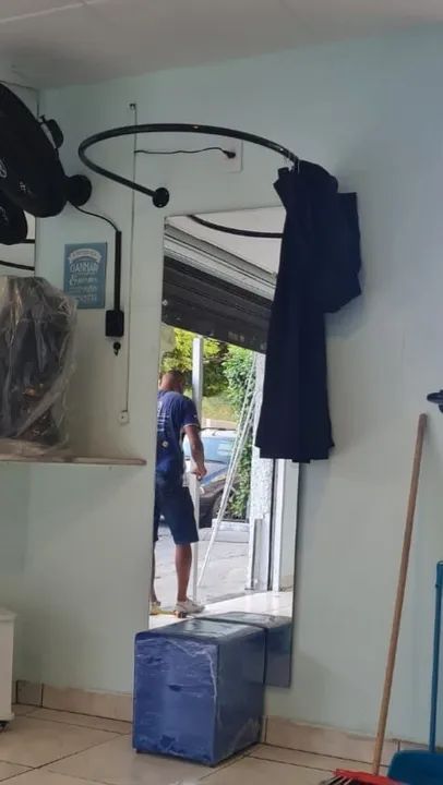 Provador com cortina