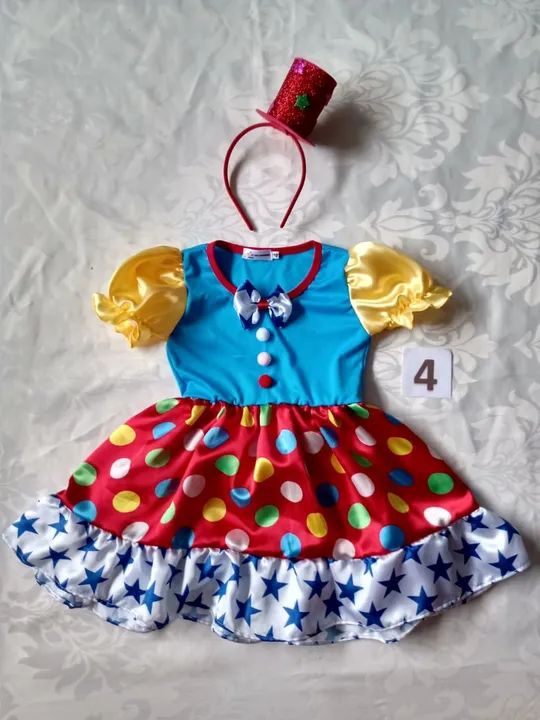 Fantasia de Palhaço Infantil - menina - Foto 5