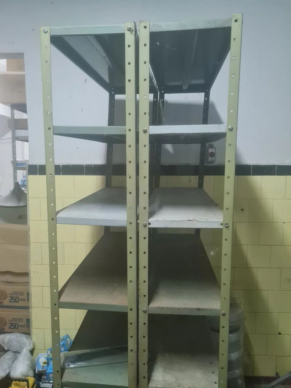 Prateleiras de aço,  usadas - Foto 3