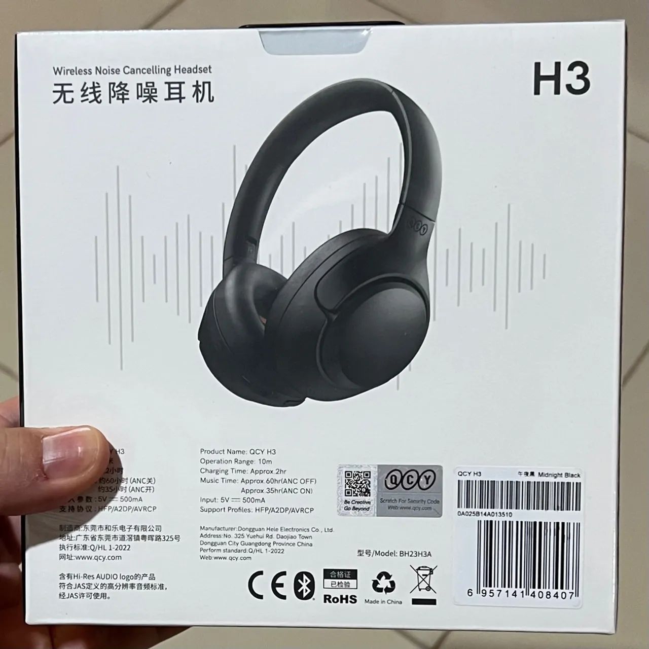 Fone QCY H3 lacrado! - Foto 2