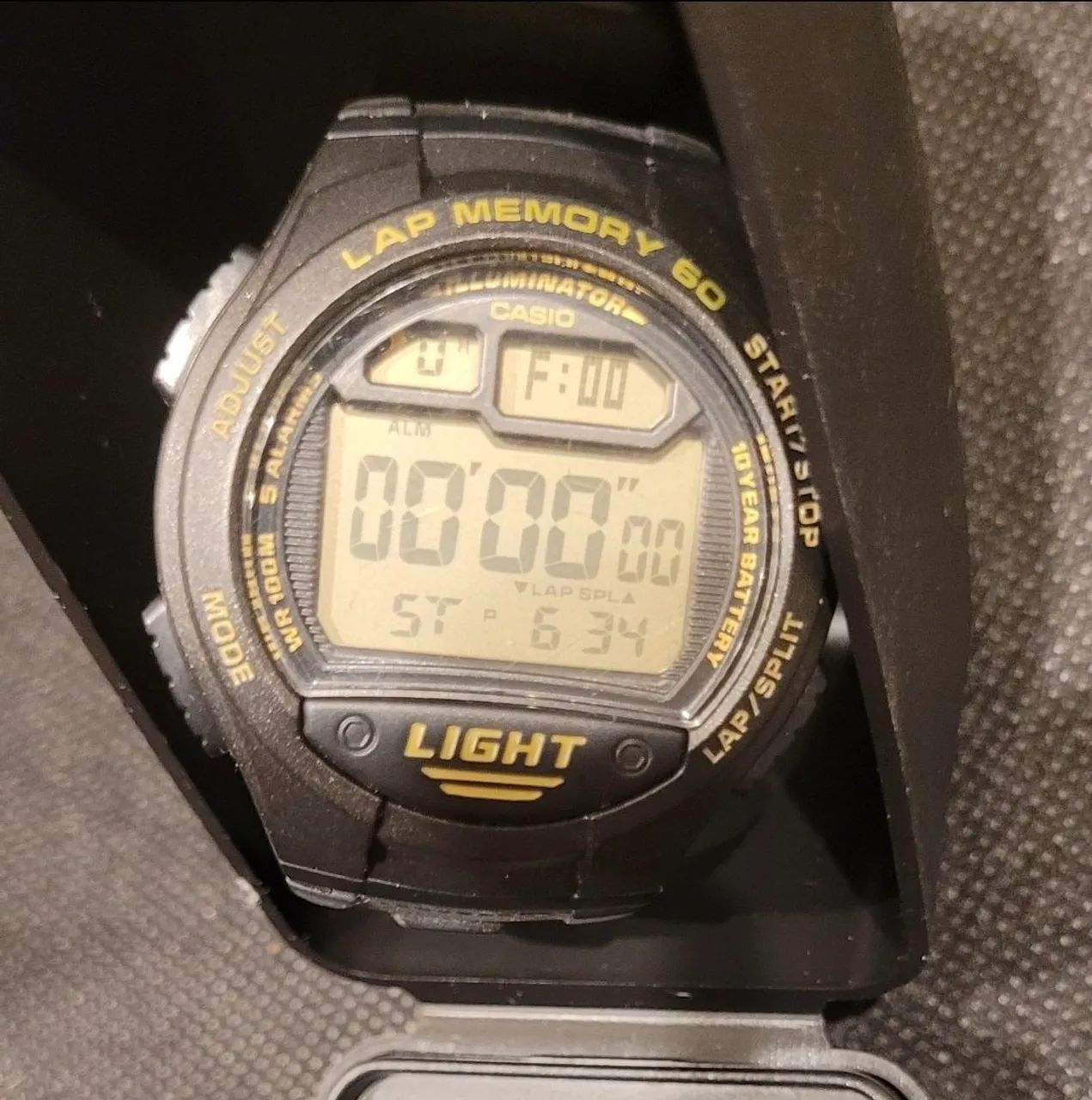 Relógio Casio vintage Memory Lap 60 